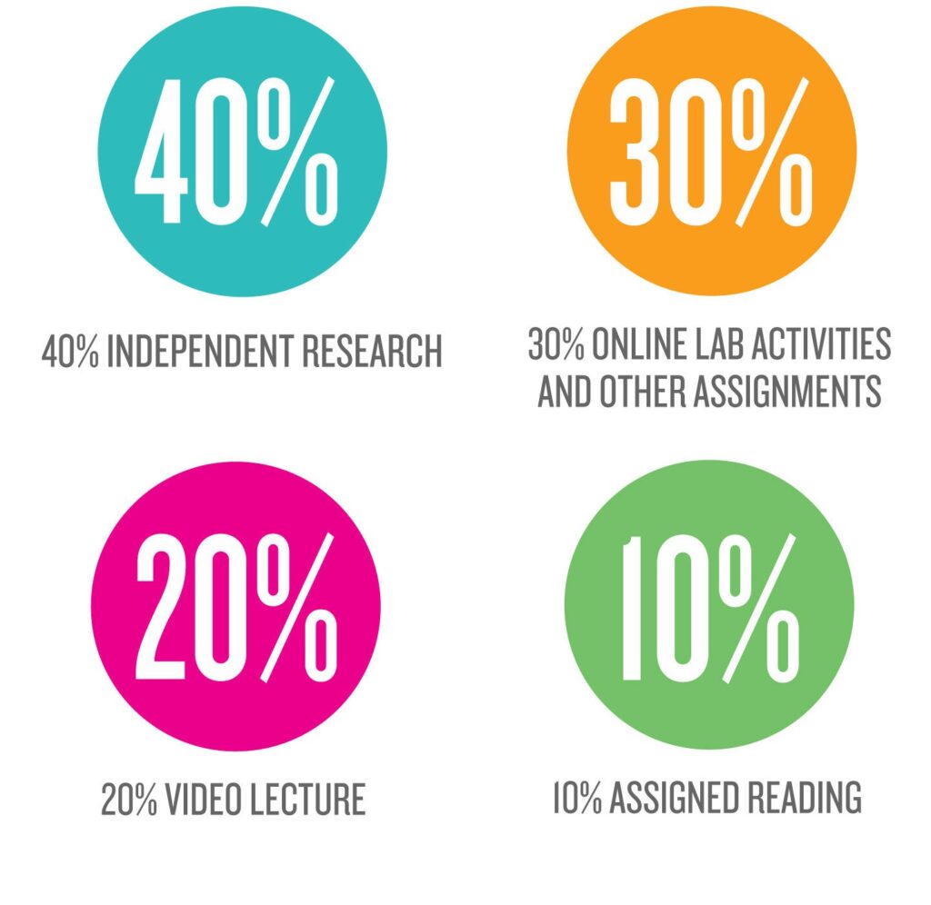Roosevelt diagram breaking down remote learning