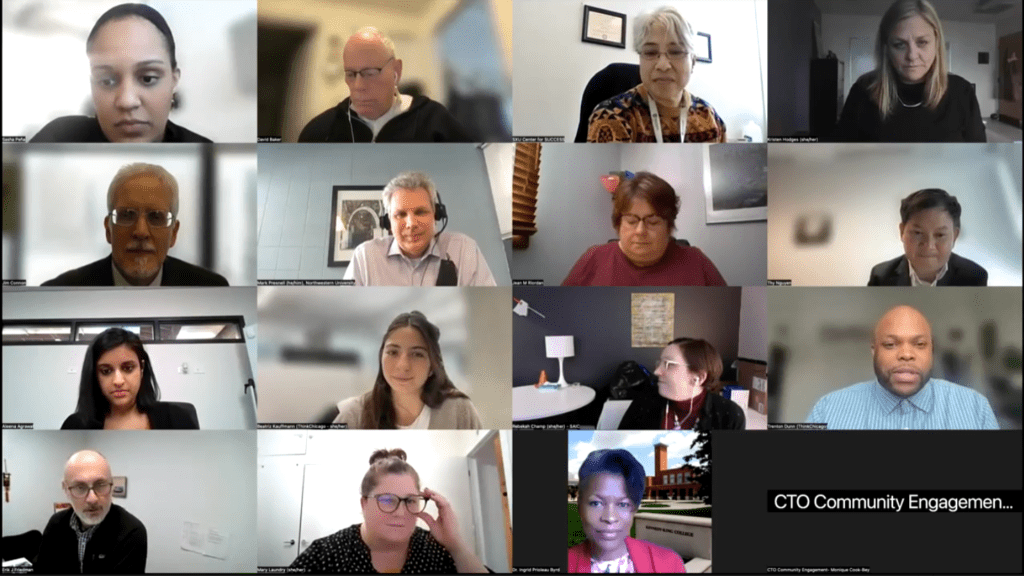 Professional development panels using Zoom